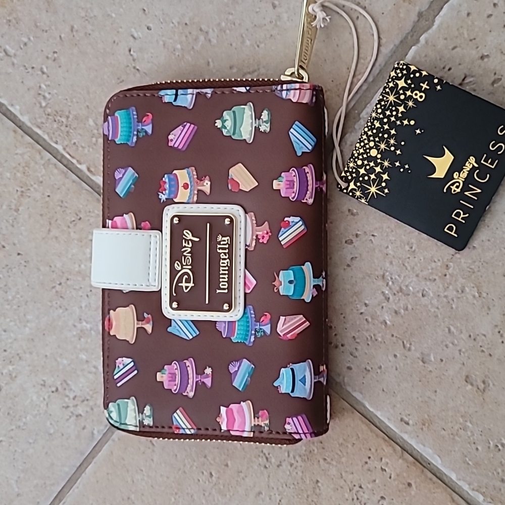 Loungefly Princess Cakes Chocolate Brown Wallet